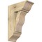 Ekena Millwork Funston Traditional Rough Sawn Bracket w/ Offset Brace, Douglas Fir, 8"W x 18"D x 26"H BKT0806X18X26FST01RDF - alternate 1